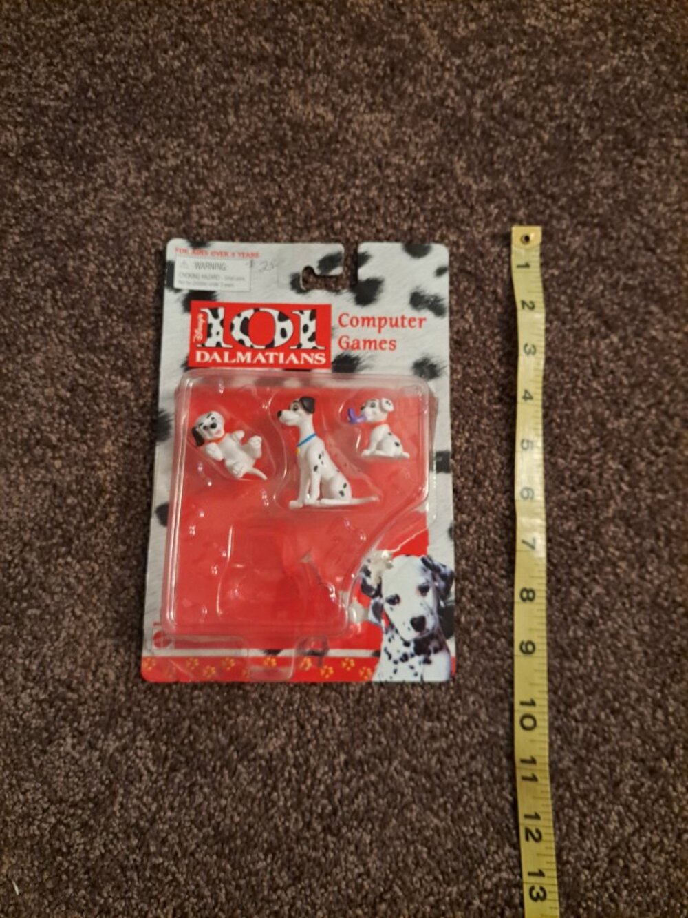 Vntg 90's Disney Mattel Arco Toys 101 Dalmatians "Computer Games" figurine set. - Picture 5 of 6